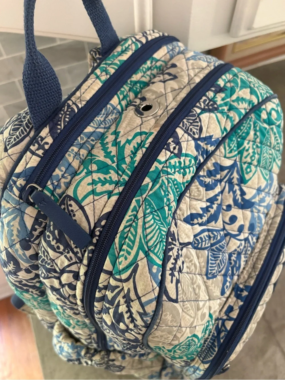 Vera Bradley Campus Tech Backpack Santiago 18198-G57 Retired